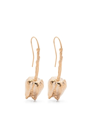 Marni tulip drop earrings - Gold