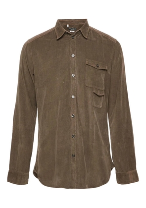 Dolce & Gabbana Pre-Owned pocket-detail corduroy shirt - Brown