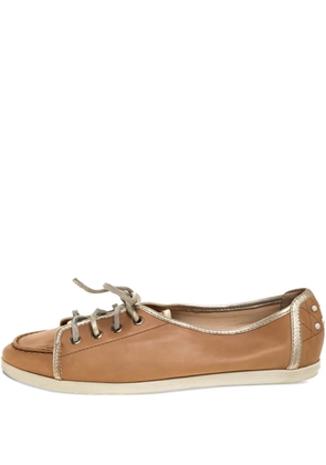Tod's Vintage pre-owned leather sneakers - Neutrals