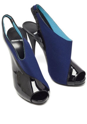 Pierre Hardy 120mm patent-leather slingback pumps - Black