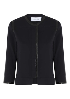 Gloria Coelho cropped panelled top - Black