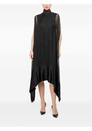 ALAINPAUL turtleneck asymmetric dress - Black