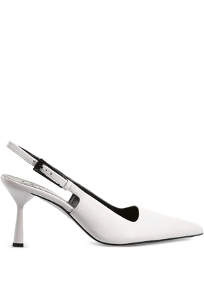 Hogl Ruby pointed-toe slingback pumps - White