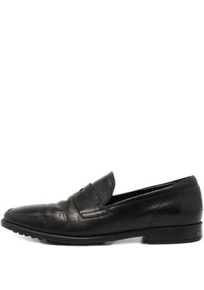 Tod's Vintage slip-on penny-strap leather loafer - Black