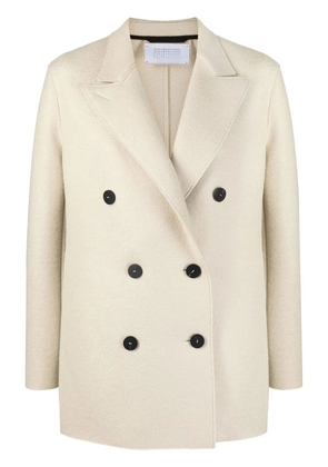 Harris Wharf London peak lapels double-breasted blazer - Neutrals
