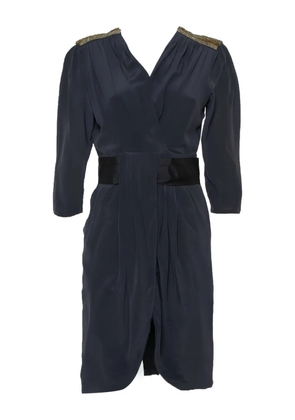 Fendi Pre-Owned draped dress - Blue