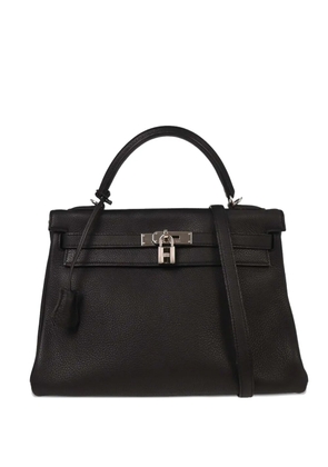 Hermès Pre-Owned 2007 Kelly 32 leather tote bag - Black