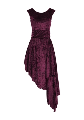 Amir Slama x Astrid asymmetric midi dress - Red