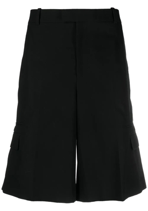 Alexander McQueen tailored cotton shorts - Black