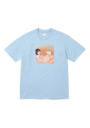 Supreme mouse-graphic T-shirt - Blue