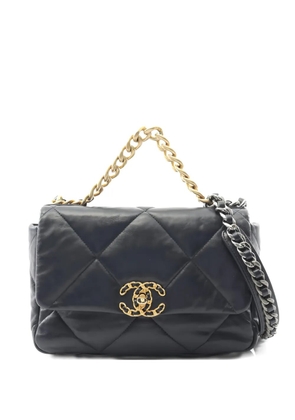 CHANEL Pre-Owned 2019 19 Disneuf diamond-quilted chain-strap tote bag - Blue