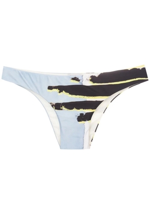 Lenny Niemeyer abstract slip-on bikini bottoms - Blue