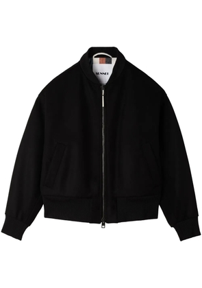 Sunnei varsity bomber jacket - Black
