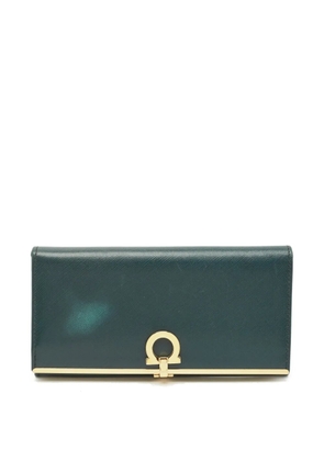 Ferragamo Pre-Owned Gancio leather wallet - Green