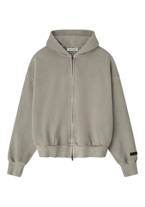 FEAR OF GOD ESSENTIALS Classic embroidered hoodie - Grey
