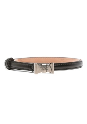 Gucci Pre-Owned 2010s bow-detail belt - Black