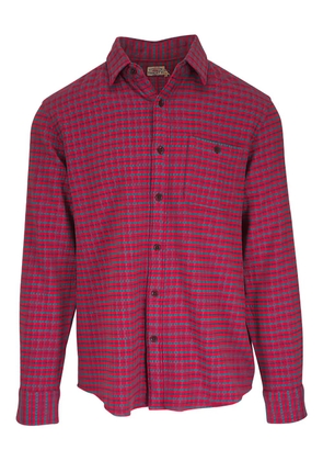 FAHERTY Amber check-pattern shirt - Red