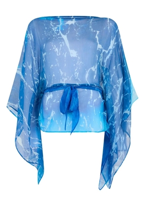Roberto Cavalli silk blouse - Blue
