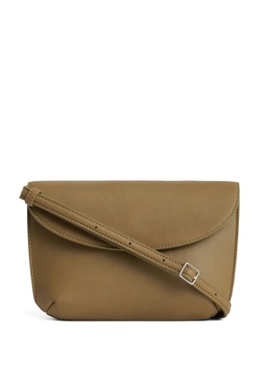 Yu Mei Keriana leather clutch bag - Brown