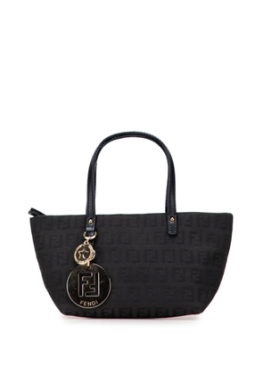 Fendi Pre-Owned 2010-2025 Mini Zucchino Canvas handbag - Black
