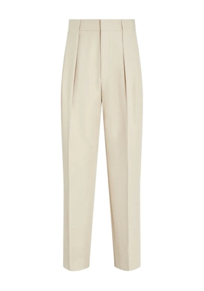 Zegna pleated wool trousers - Neutrals