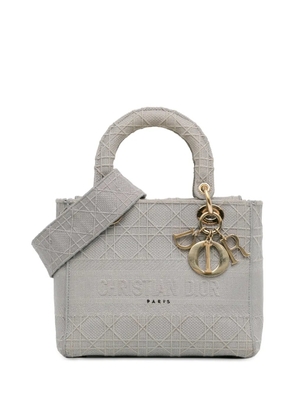 Christian Dior Pre-Owned 2020 Medium Cannage Lady D-Lite satchel - Grey