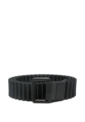 Homme Plissé Issey Miyake pleated square-buckle belt - Black