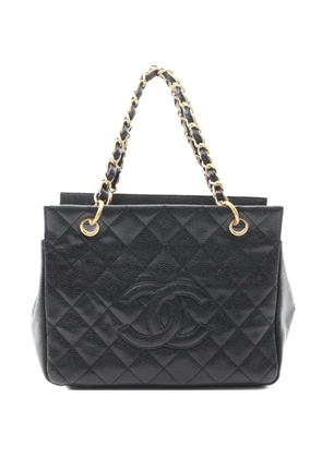 CHANEL Pre-Owned 2000-2002 matelasse chain handbag - Black