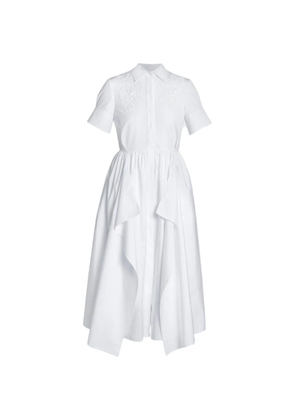 ERDEM embroidered shirt dress - White