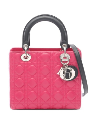 Christian Dior Pre-Owned 2010s quilted leather handbag - Pink