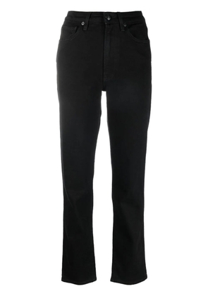 3x1 high-waist tapered jeans - Black