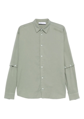 Études Studio buttoned sleeve shirt - Green