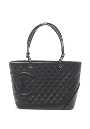 CHANEL Pre-Owned 2004-2005 quilted tote bag - Black
