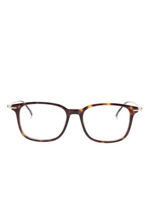 Montblanc tortoiseshell-effect glasses - Brown