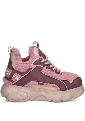 Buffalo 50mm CDD Chai logo-tape sneakers - Pink