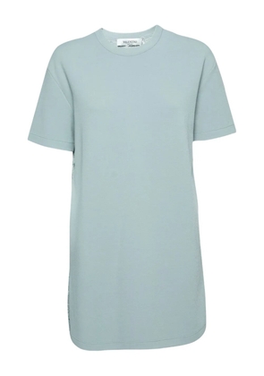 Valentino Garavani Pre-Owned lace-detailing mini dress - Blue