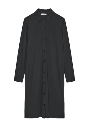 Marc O'Polo buttoned long-sleeve midi dress - Black