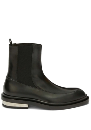 Jil Sander leather Chelsea boots - Black