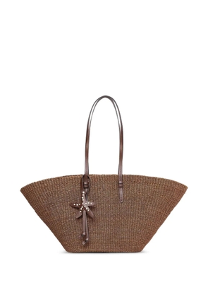Poolside The East West tote bag - Brown