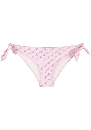 Stella McCartney monogram-print bikini bottoms - Pink