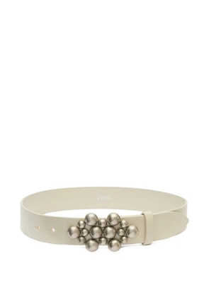 ISABEL MARANT Vickia leather belt - Neutrals