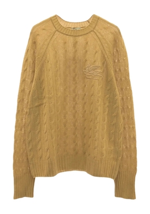 Etro Pre-Owned 2022 cable-knit sweater - Yellow