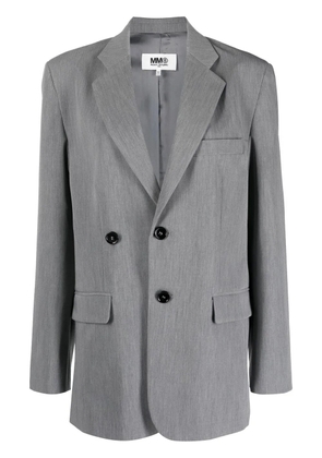MM6 Maison Margiela single-breasted boxy blazer - Grey
