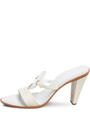 Tod's Vintage Pre-owned 95mm leather sandals - Neutrals