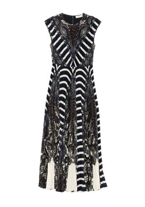 Ulla Johnson Violeta multi-pattern pleated dress - Black