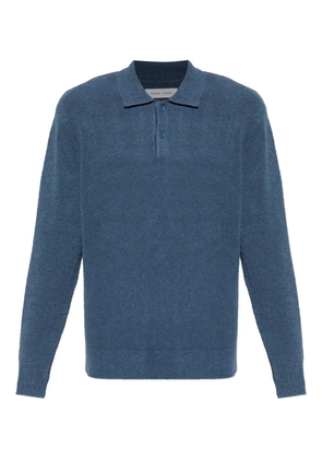 SAMSOE SAMSOE button-fastening polo shirt - Blue