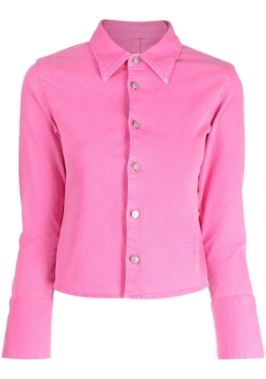 MM6 Maison Margiela slim-fit long-sleeve shirt - Pink