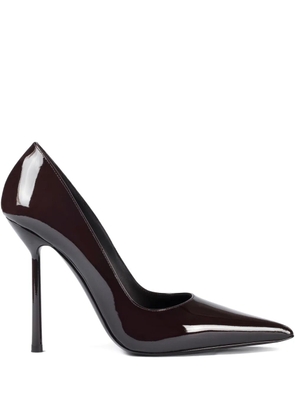 Le Silla 120mm Bella patent leather pumps - Brown