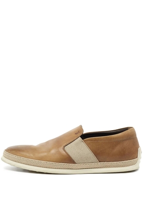 Tod's Vintage slip-on espadrilles - Brown