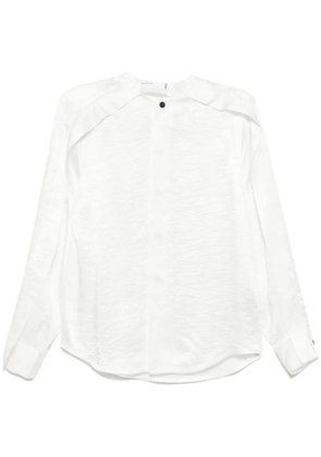Toga Wrinkle satin blouse - White